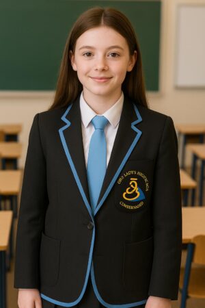 OUR LADY GIRL BRAIDED BLAZER