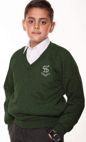 SACRED HEART VEE SWEAT
