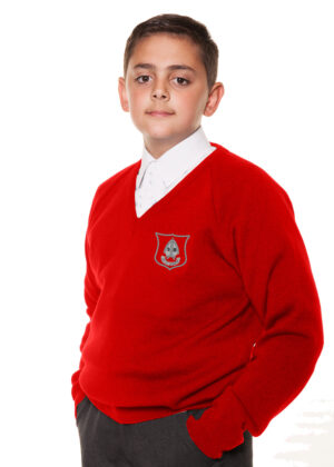 ST BLANES KNITTED V JUMPER