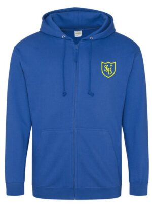 ST BERNADETTES ZIP HOODIE